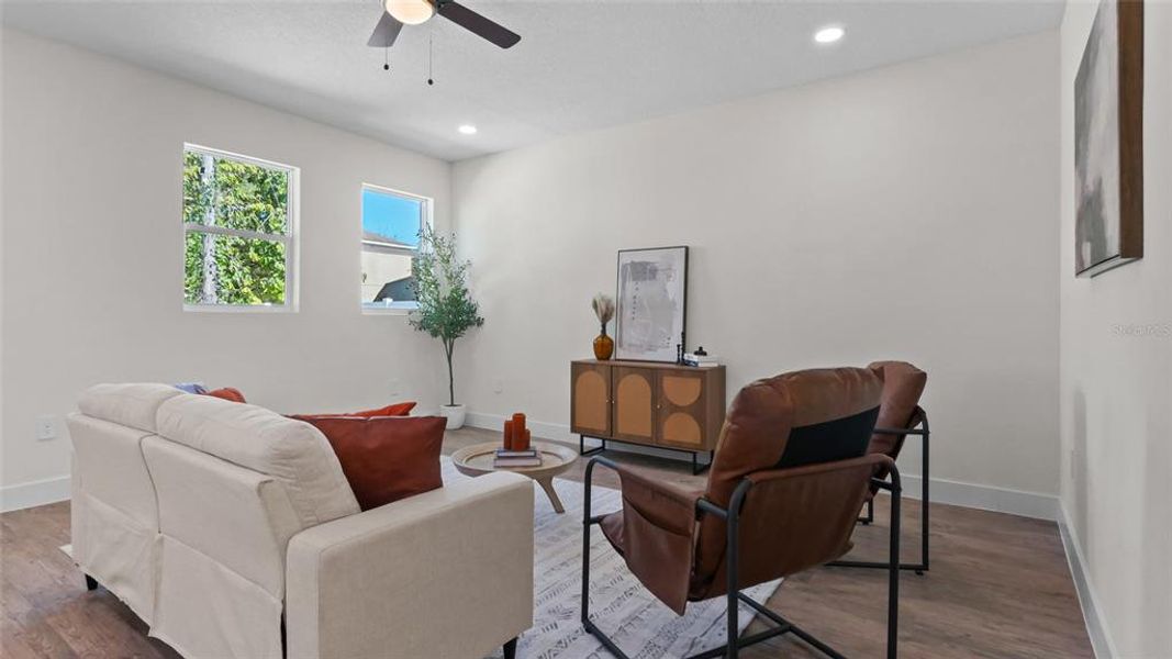 Furnished interior view inside a new home in , Tampa (Image 8).