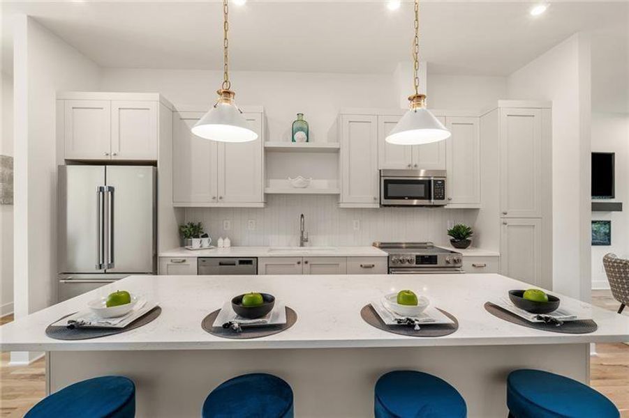 Furnished interior view inside a new home in Madison Park South, Atlanta (Image 12).