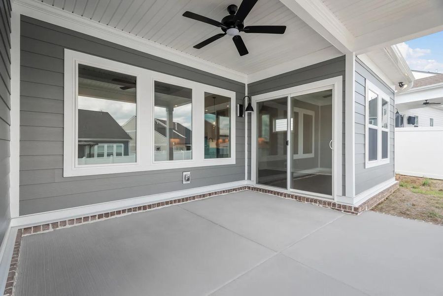 The Wellsley B Outside Living Area