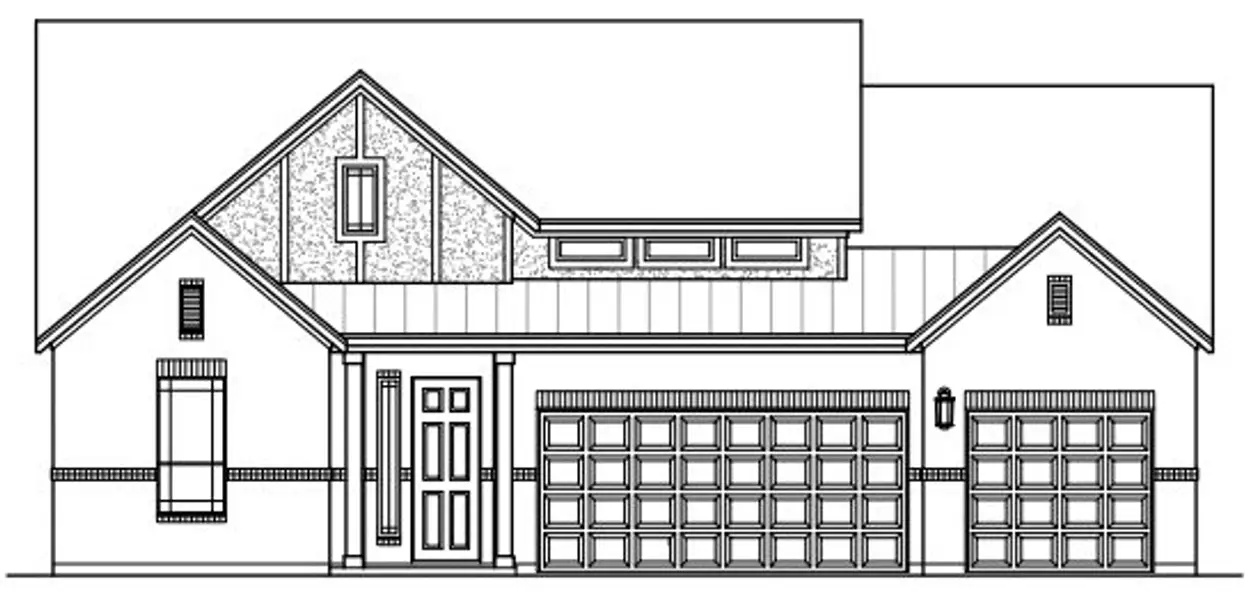 Exterior rendering of this home design in Wildrye, Waller, TX (Image 25).