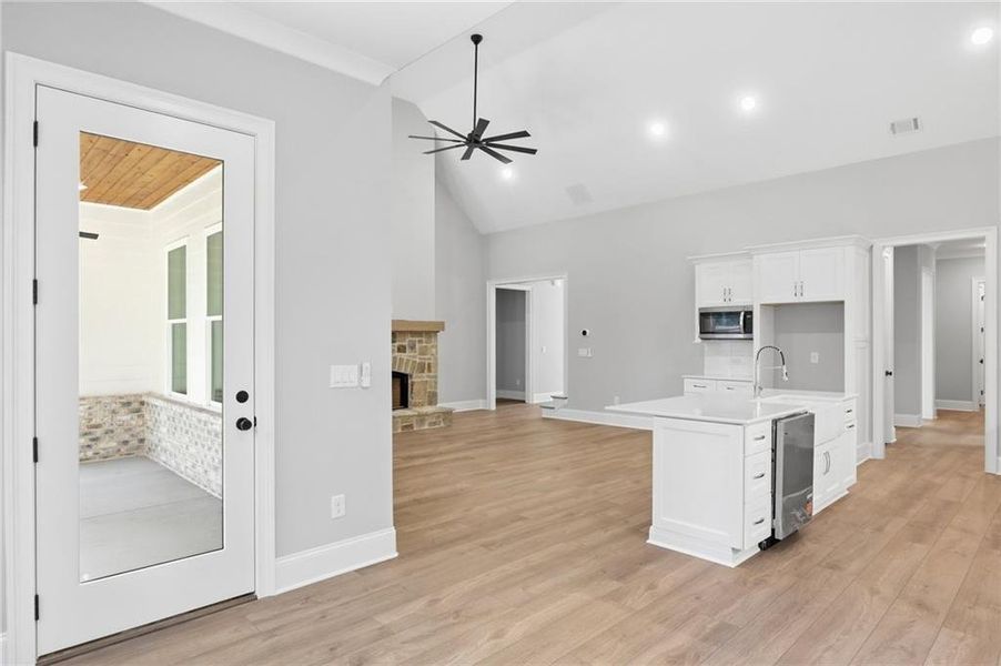 Furnished interior view inside a new home in , Powder Springs (Image 8).