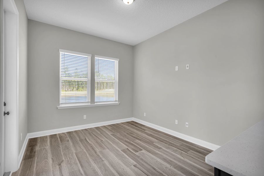 Representative unfurnished interior of a home built from the Riverdale by Riverside Homes in Hidden Creek at SilverLeaf, St. Augustine (Image 45). Representative unfurnished interior of a home built from the Riverdale by Riverside Homes in Hidden Creek at SilverLeaf, St. Augustine (Image 45).