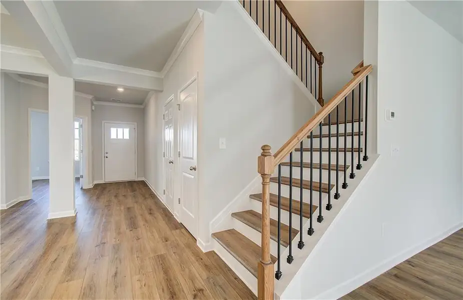 Spacious, unfurnished interior of a new home in Bowers Farm, McDonough (Image 27). Spacious, unfurnished interior of a new home in Bowers Farm, McDonough (Image 27).