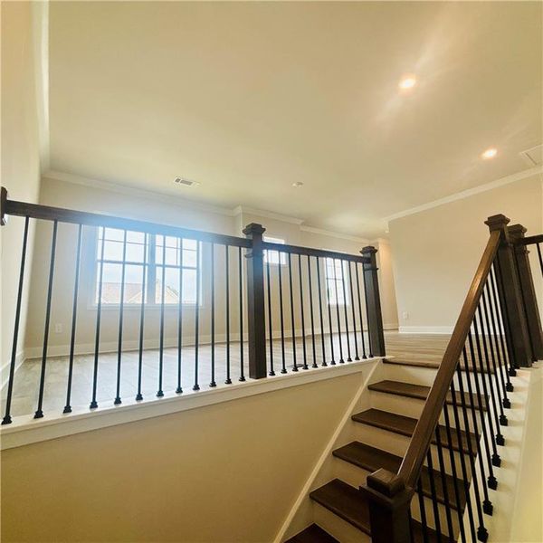 Spacious, unfurnished interior of a new home in Rosewood Lake Estates, Hoschton (Image 23). Spacious, unfurnished interior of a new home in Rosewood Lake Estates, Hoschton (Image 23).