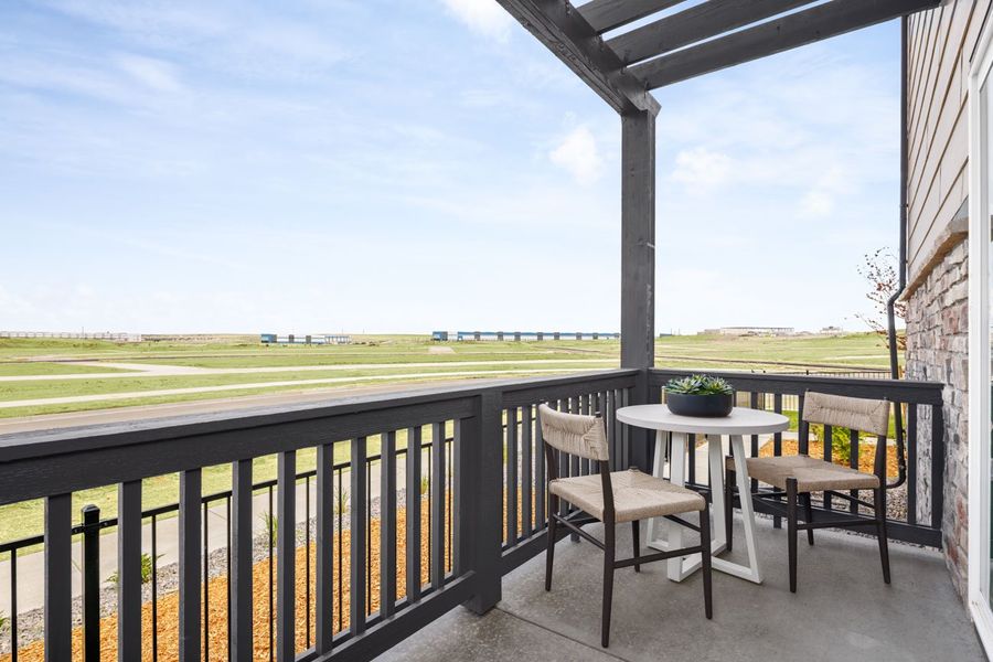 Representative exterior details of a home built from the 2212 by Risewell Homes in Windler, Aurora (Image 3).