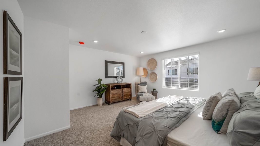 Furnished interior view inside a new home in Green Valley Ranch, Aurora (Image 30).