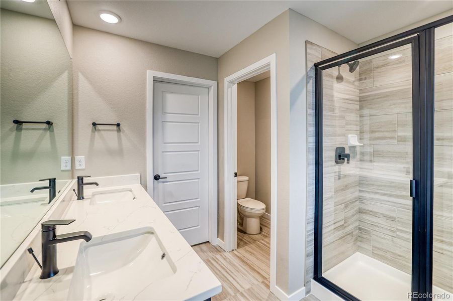 Furnished interior view inside a new home in Painted Prairie, Aurora (Image 9).