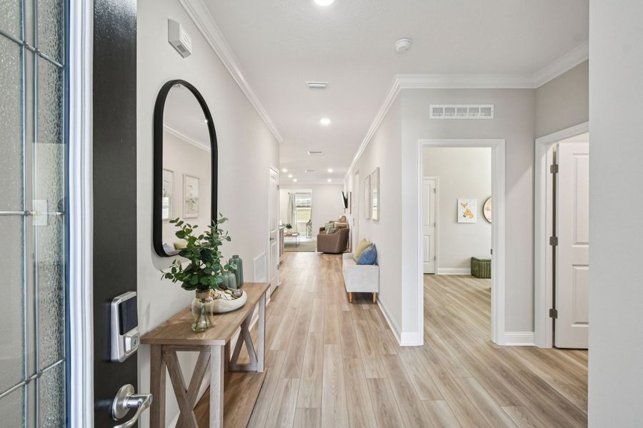 Representative furnished interior of a home built from the Drexel by Maronda Homes in Coastal Communities, Edgewater (Image 5).