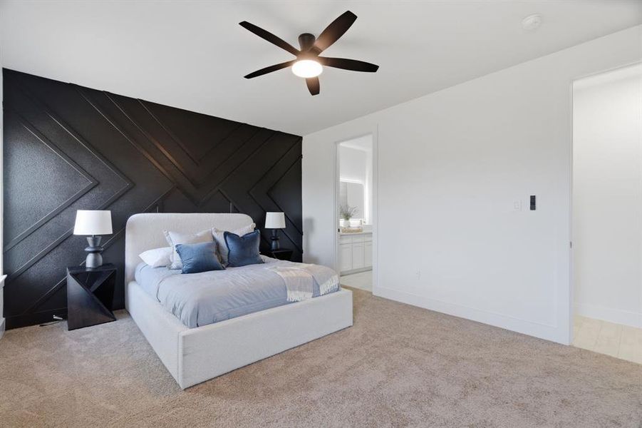 Furnished interior view inside a new home in , Joshua (Image 8).