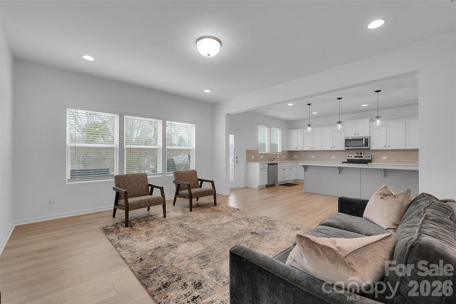 Livingroom view of Kitchen