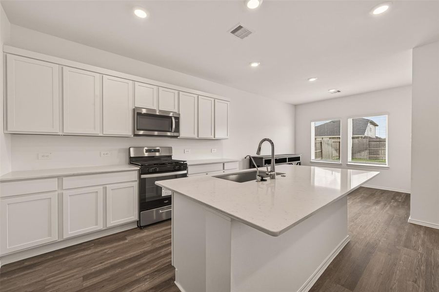 Furnished interior view inside a new home in , Katy (Image 18).