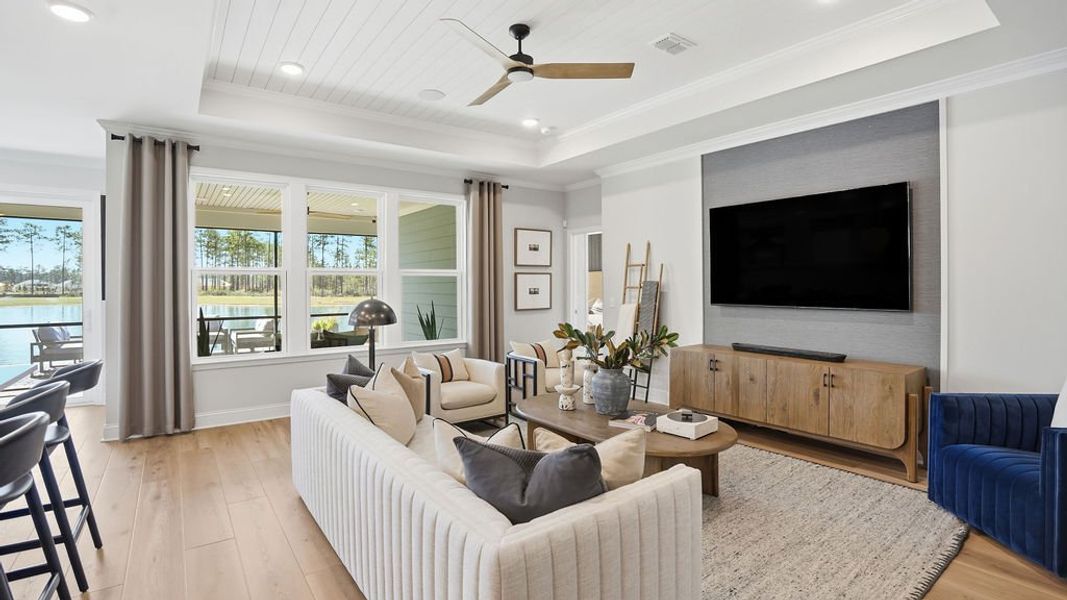 Representative furnished interior of a home built from the Prestige by Del Webb in Del Webb Point Hope, Charleston (Image 14). Representative furnished interior of a home built from the Prestige by Del Webb in Del Webb Point Hope, Charleston (Image 14).