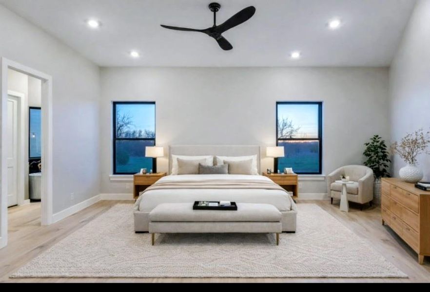 Furnished interior view inside a new home in , Godley (Image 7).