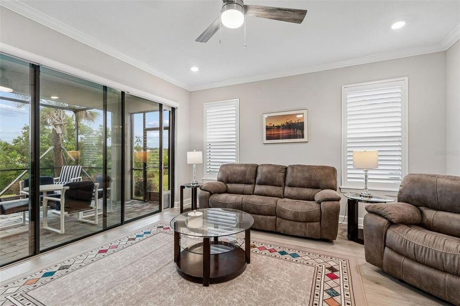 Furnished interior view inside a new home in , Wesley Chapel (Image 46). Furnished interior view inside a new home in , Wesley Chapel (Image 46).