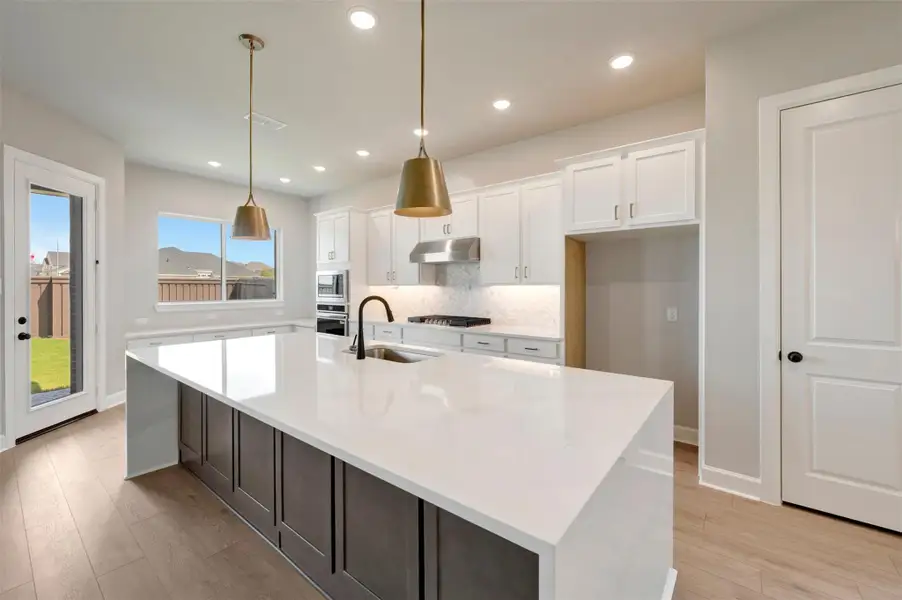 Furnished interior view inside a new home in Brookewater - Ascent Collection, Rosenberg (Image 14).