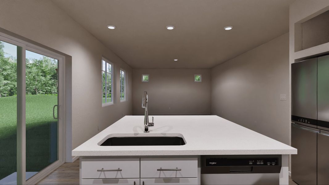 Furnished interior view inside a new home in Green Valley Ranch, Aurora (Image 7).