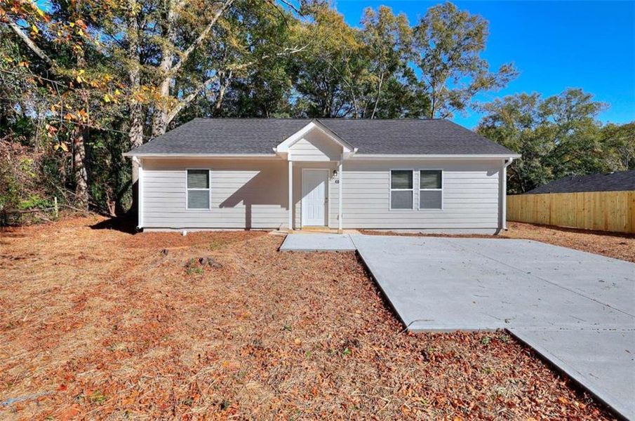 Front exterior of a new home in , Monroe, GA, highlighting curb appeal (Image 2). Front exterior of a new home in , Monroe, GA, highlighting curb appeal (Image 2).