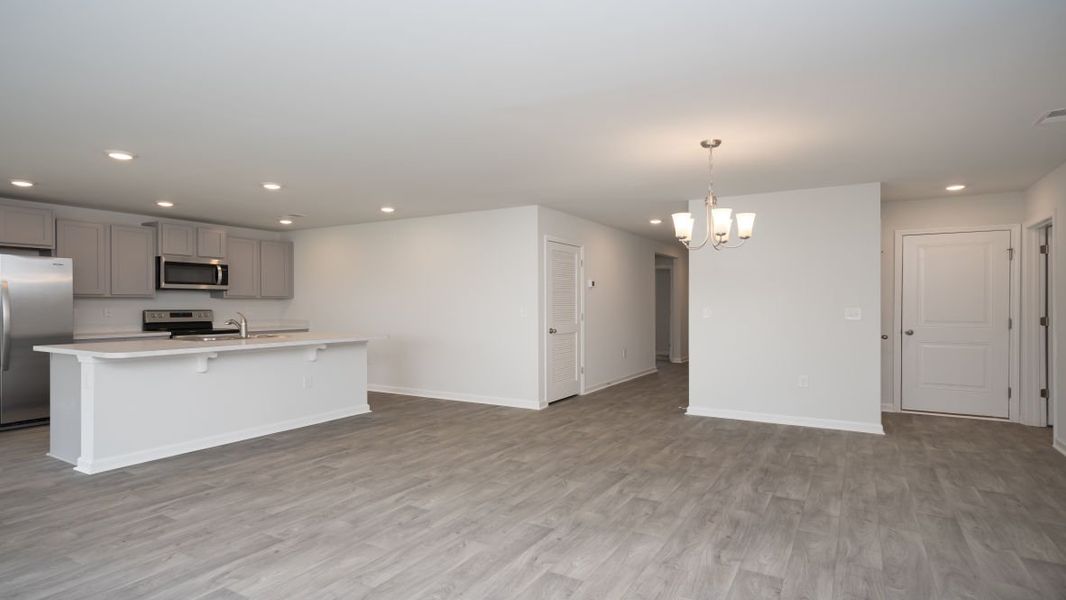 Representative unfurnished interior of a home built from the KERRY by D.R. Horton in Stanbury Creek, Supply (Image 22).
