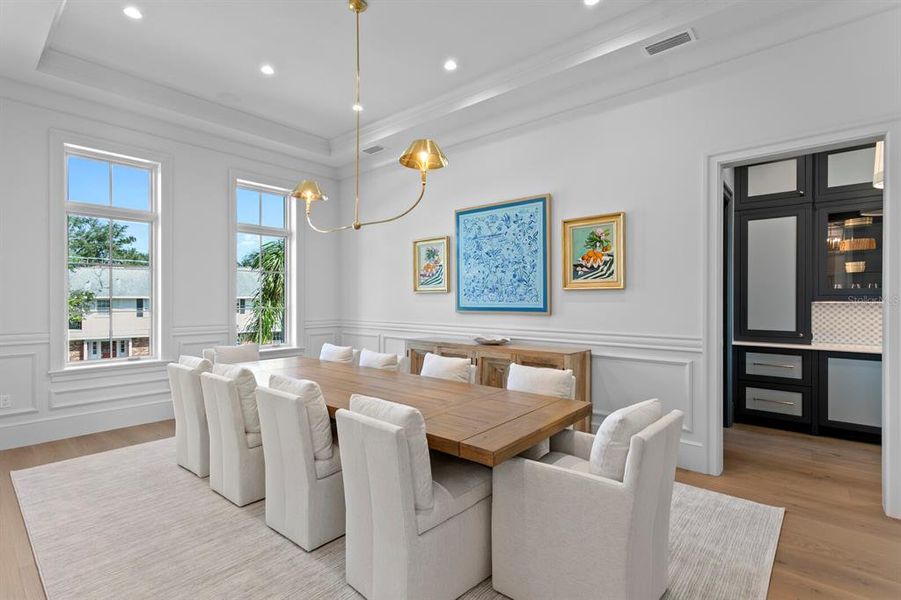 Furnished interior view inside a new home in , Tampa (Image 20).
