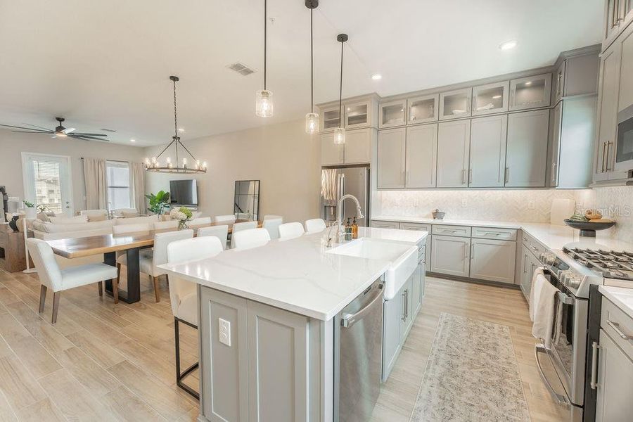 Furnished interior view inside a new home in , Tampa (Image 11).