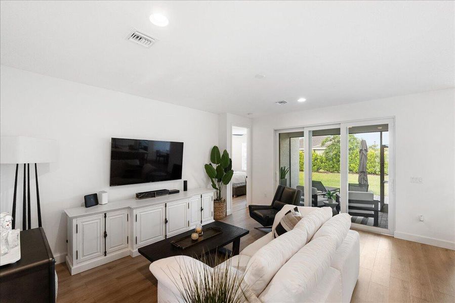 Furnished interior view inside a new home in , Port St. Lucie (Image 22).