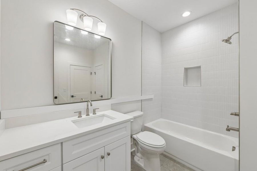 Furnished interior view inside a new home in Skyview On Broad, Sugar Hill (Image 7).