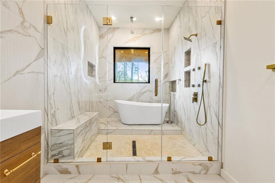 Furnished interior view inside a new home in , Atlanta (Image 9). Furnished interior view inside a new home in , Atlanta (Image 9).