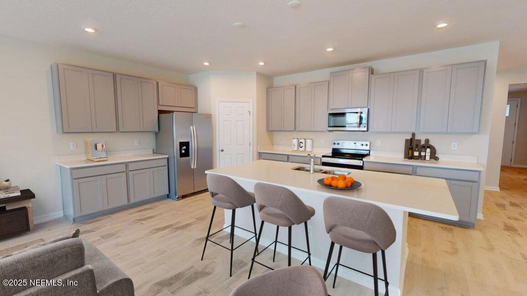 Furnished interior view inside a new home in Sandridge Hills, Green Cove Springs (Image 4).