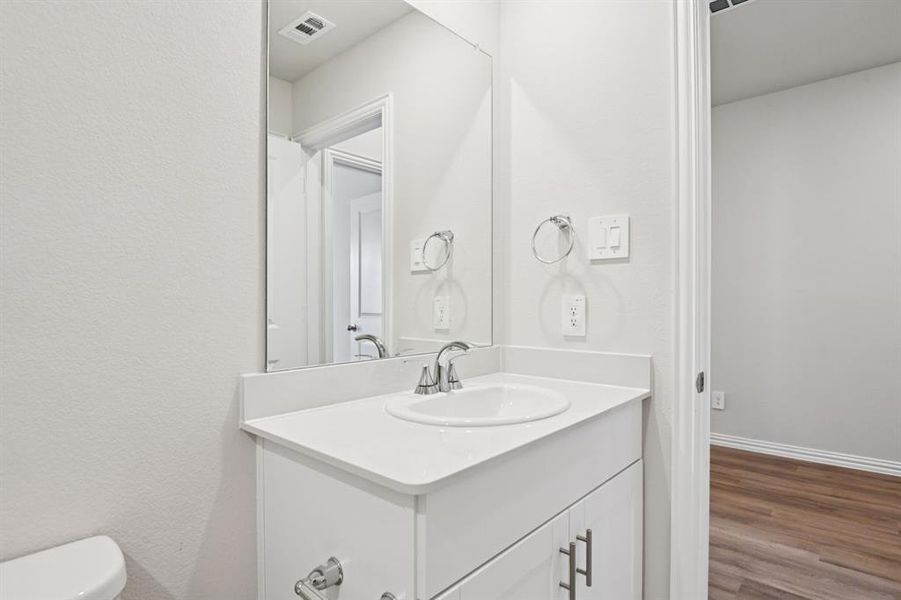 Furnished interior view inside a new home in Lakehaven - Signature Series, Farmersville (Image 10). Furnished interior view inside a new home in Lakehaven - Signature Series, Farmersville (Image 10).