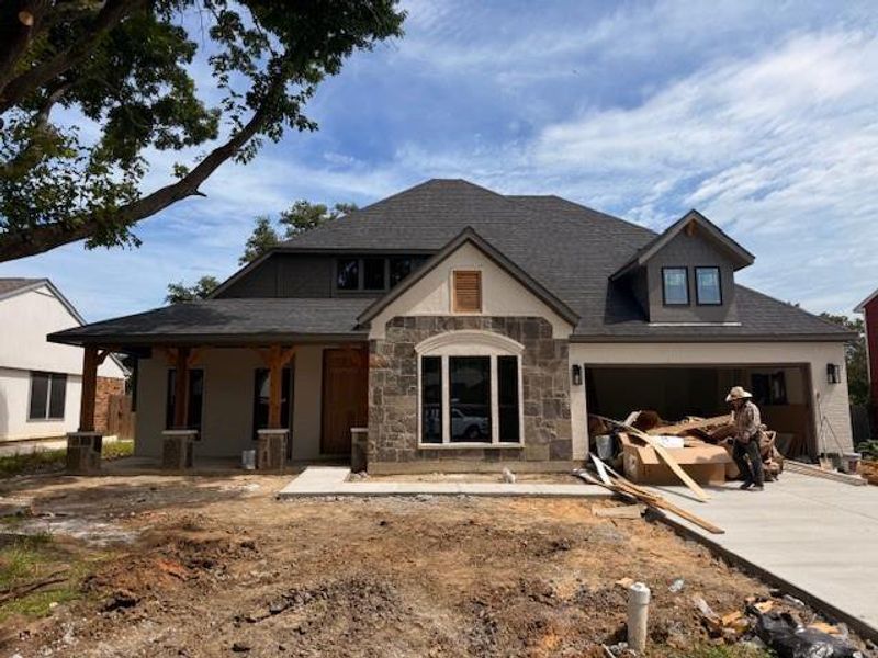 In-progress construction of a new home in , Grapevine, TX (Image 17).