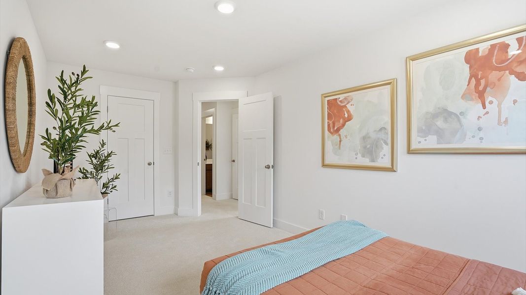 Furnished interior view inside a new home in Marion Square, Greenville (Image 21). Furnished interior view inside a new home in Marion Square, Greenville (Image 21).