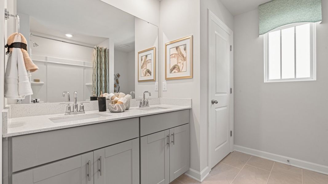 Representative furnished interior of a home built from the Johnson by Meritage Homes in Riverwood Farm, Piedmont (Image 7).