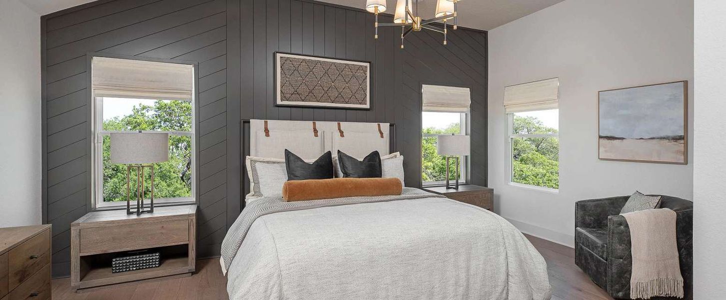 Representative furnished interior of a home built from the Comal by Ashton Woods in Saddlebrook Ranch, Schertz (Image 6).