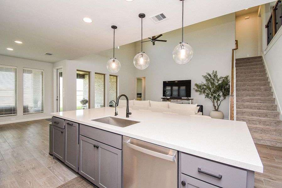 Furnished interior view inside a new home in Stonecreek Estates 50', Richmond (Image 3).