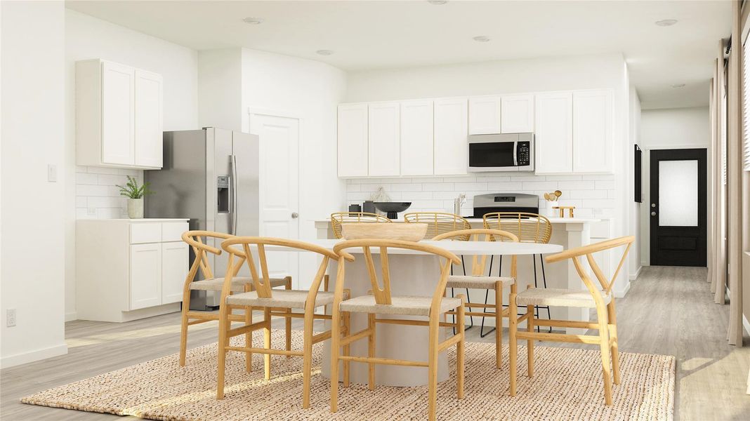 Furnished interior view inside a new home in Moore Landing, Magnolia (Image 23).