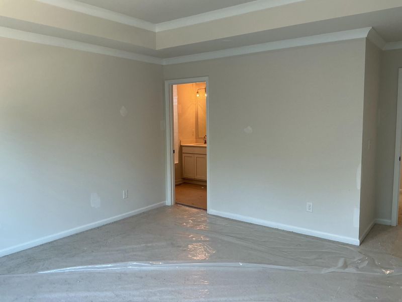 In-progress construction of a new home in Tea Farm: Presidents Series, Ravenel, SC (Image 30).