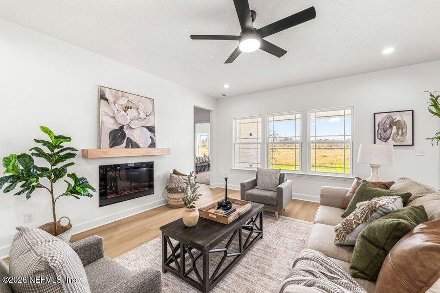 Furnished interior view inside a new home in , Keystone Heights (Image 11).