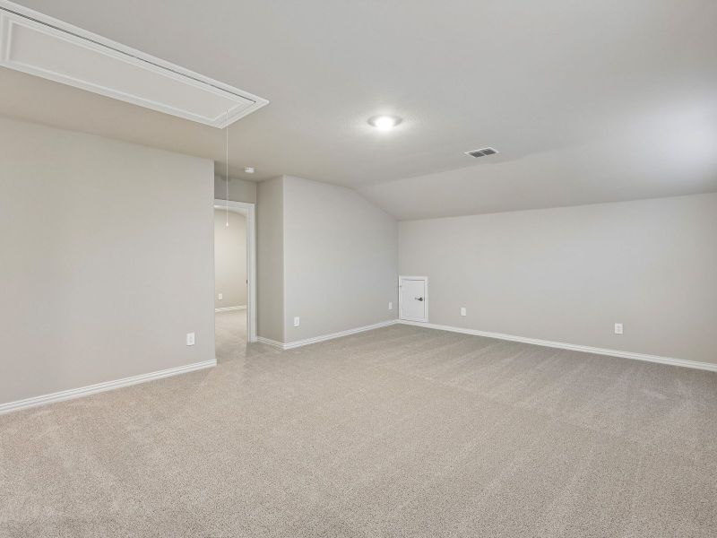 Spacious, unfurnished interior of a new home in Parks at Foster Crossing - Spring Series, Anna (Image 13). Spacious, unfurnished interior of a new home in Parks at Foster Crossing - Spring Series, Anna (Image 13).