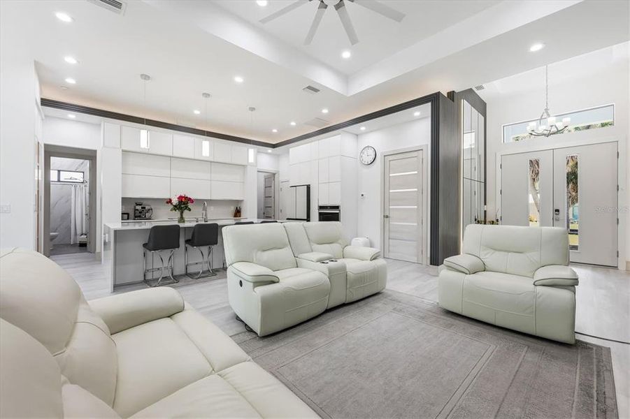 Furnished interior view inside a new home in , Venice (Image 30). Furnished interior view inside a new home in , Venice (Image 30).