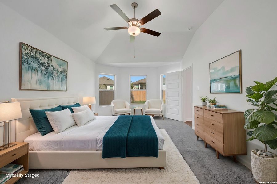 Furnished interior view inside a new home in Paloma Park, Converse (Image 13).