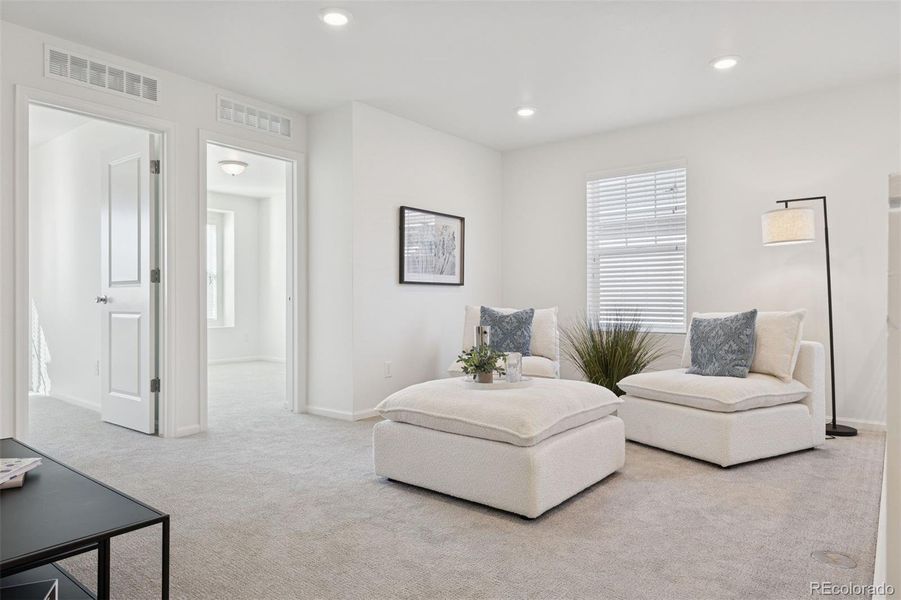 Upper Level: Family Room / Loft Upper Level: Family Room / Loft