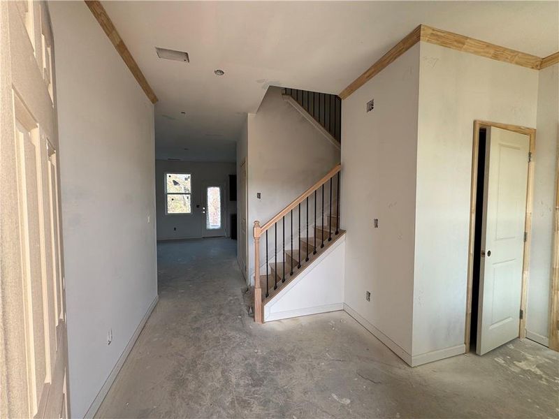 In-progress construction of a new home in The Reserve at Willow Oaks, Canton, GA (Image 2).