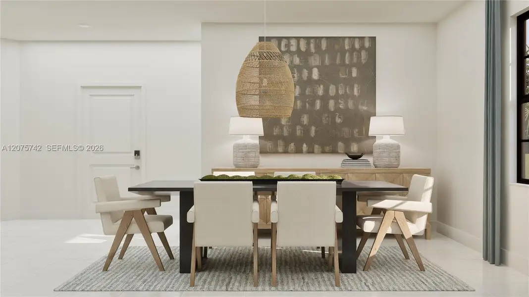 Furnished interior view inside a new home in Sunstone, Homestead (Image 21).