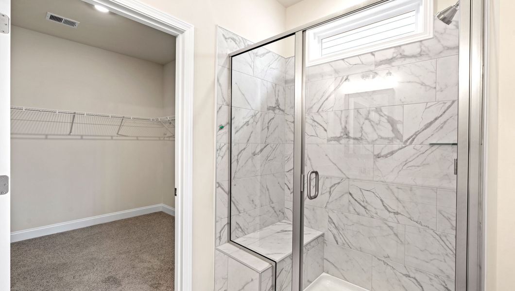 Representative furnished interior of a home built from the BRISTOL by D.R. Horton in Whitehawk Meadows, Travelers Rest (Image 14).