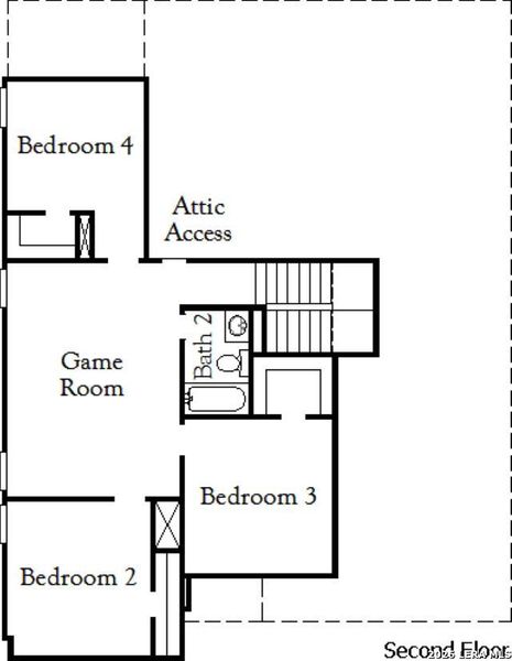 2D floor plan layout of this home in Summerlin, San Antonio, TX (Image 3). 2D floor plan layout of this home in Summerlin, San Antonio, TX (Image 3).