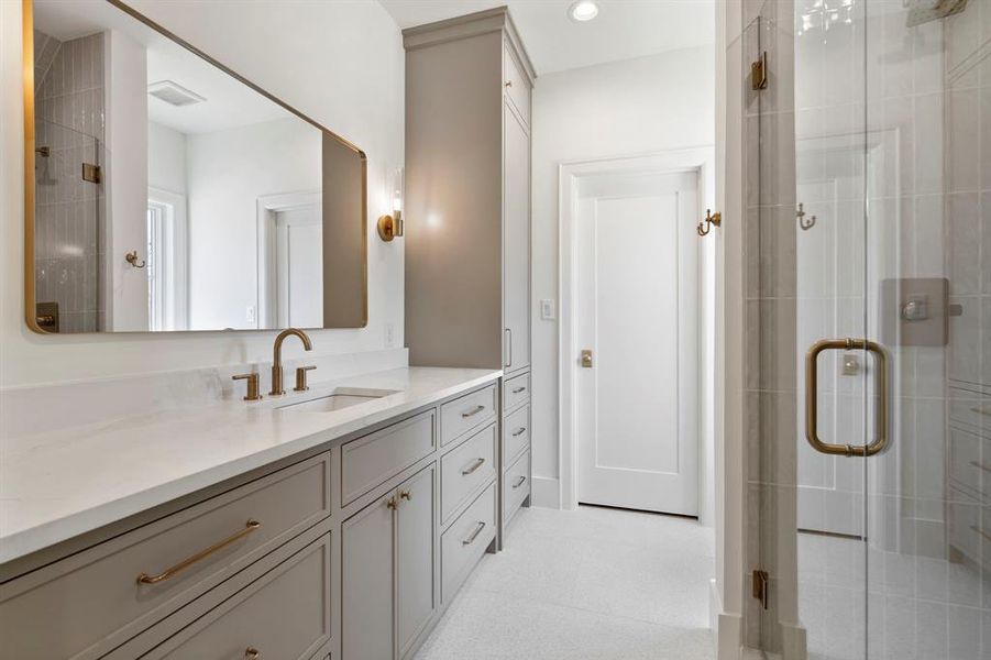 Furnished interior view inside a new home in , Dallas (Image 18). Furnished interior view inside a new home in , Dallas (Image 18).