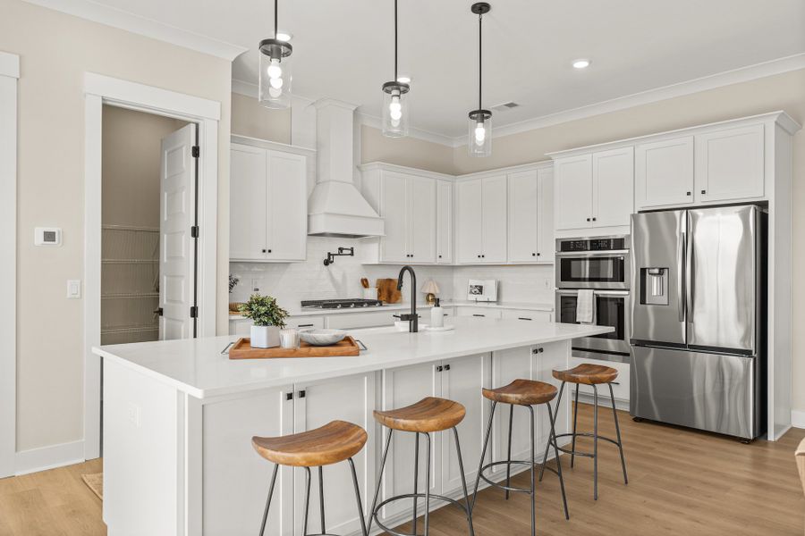 Representative furnished interior of a home built from the Emmy by Hunter Quinn Homes in Walker's Pointe, Anderson (Image 13).