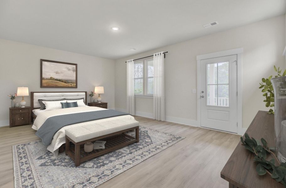 Furnished interior view inside a new home in Indigo Grove Single Family Homes, Johns Island (Image 5).