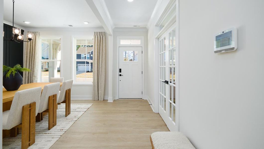 Furnished interior view inside a new home in Westport, York (Image 2).