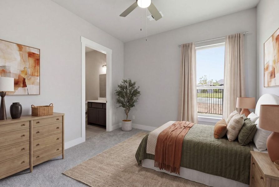 Furnished interior view inside a new home in Ladera Little Elm, Little Elm (Image 6). Furnished interior view inside a new home in Ladera Little Elm, Little Elm (Image 6).